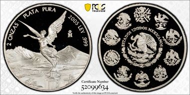 2006-Mo 2 Onza Libertad Ag PR69DCAM