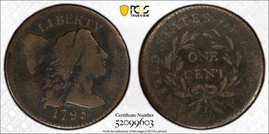 1795 1C S-78, Plain Edge N1BN