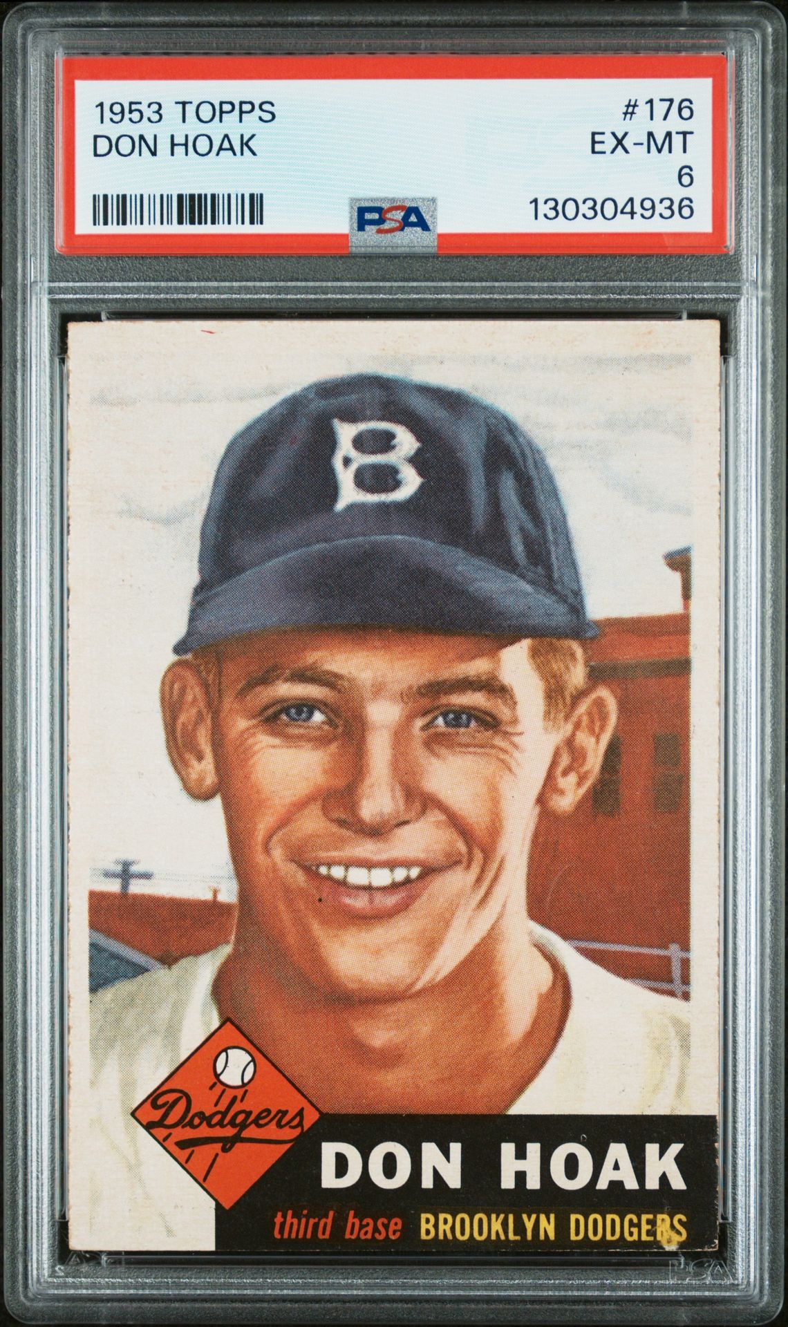 1953 Topps Don Hoak #176 Ex-Mt 6 front