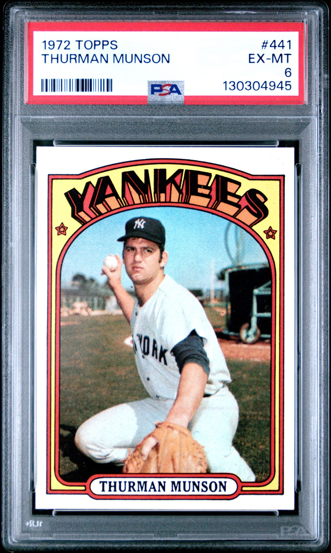 1972 Topps Thurman Munson #441 Ex-Mt 6 front