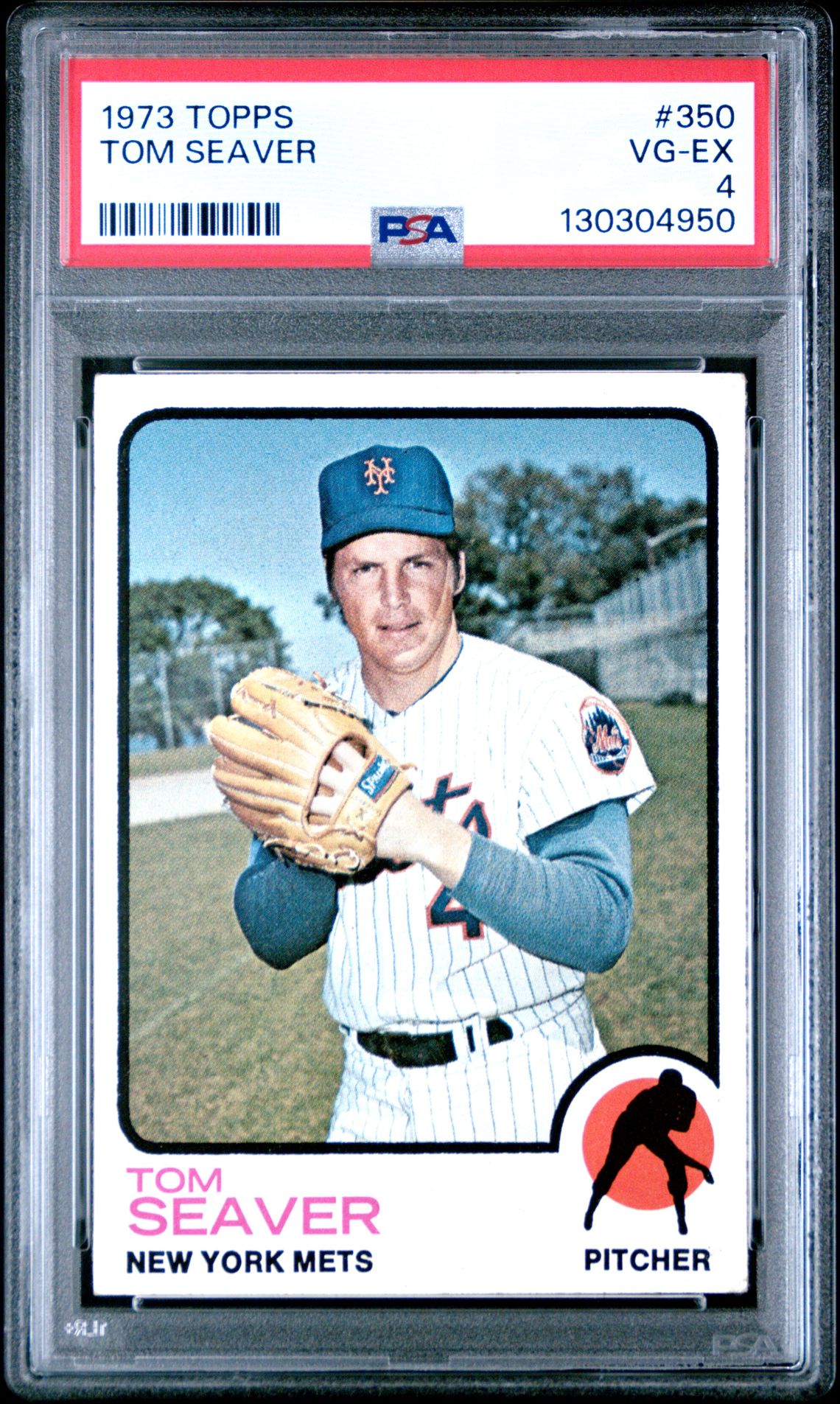 1973 Topps Tom Seaver #350 Vg-Ex 4 front