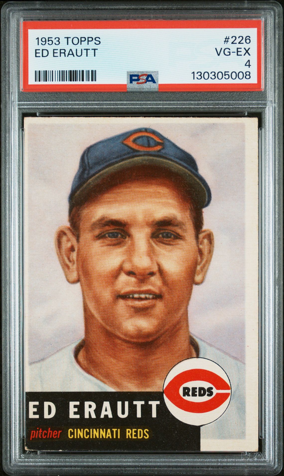 1953 Topps Ed Erautt #226 Vg-Ex 4 front