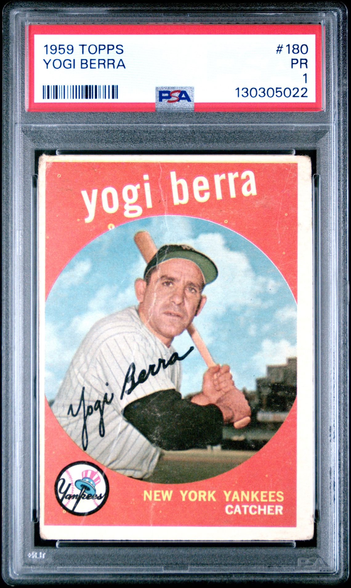 1959 Topps Yogi Berra #180 Pr 1 front