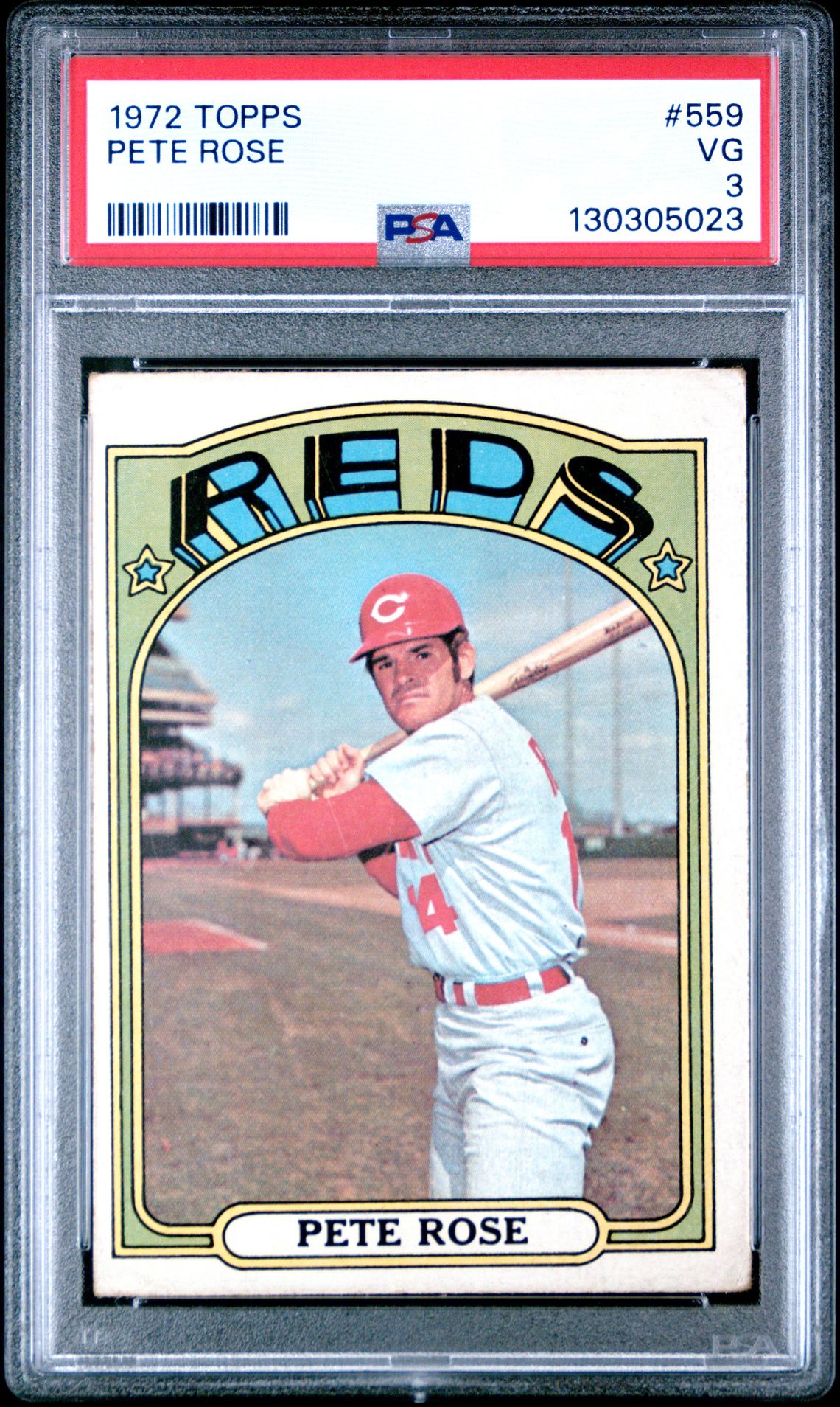 1972 Topps Pete Rose #559 Vg 3 front