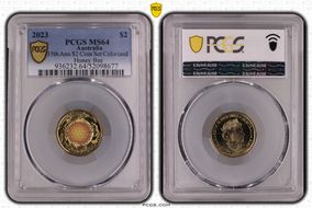 2023 $2 35th Ann $2 Coin Set Colorized Honey Bee MS64