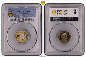 2023 $2 35th Ann $2 Coin Set Colorized Australia's Frontline Workers MS65