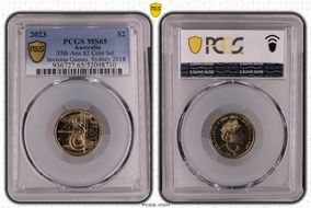 2023 $2 35th Ann $2 Coin Set Invictus Games, Sydney 2018 MS65