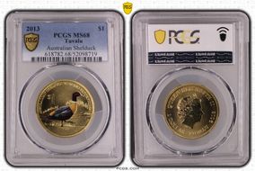 2013 $1 Australian Shelduck MS68