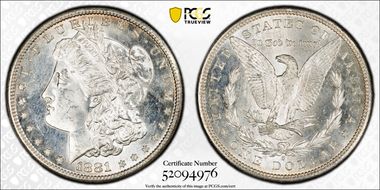 1881-S $1 MS64