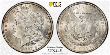 1887 $1 MS65