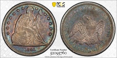1841 $1 OC-1 AU55