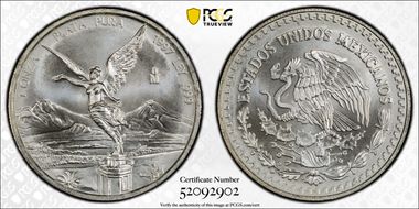 1997-Mo Onza Libertad Ag MS67