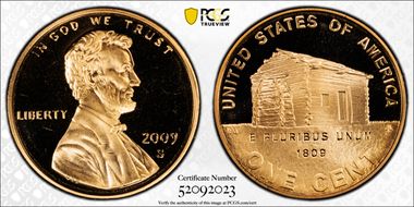 2009-S 1C Lincoln-Early Childhood PR69DCAM