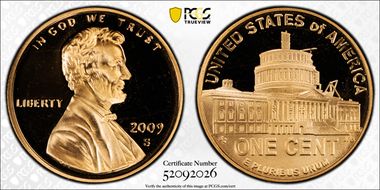 2009-S 1C Lincoln-Presidency PR69DCAM