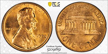 1972-D 1C MS63RD