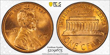 1976 1C MS66RD