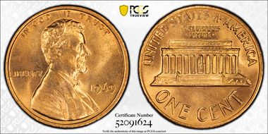 1969 1C MS65RD