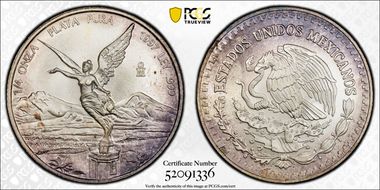 1997-Mo 1/4 oz Libertad Ag N1