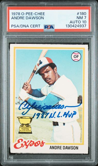 1978 Upper Deck O-PEE-CHEE #180 Andre Dawson front
