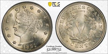 1891 5C MS67