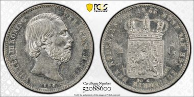 1866 1/2 G KM-92  Ag AU55