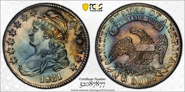 1831 50C MS64