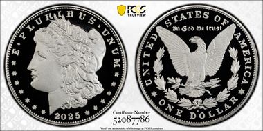 2025-S $1 Morgan Dollar First Strike PR70DCAM