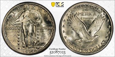 1917 25C Type 2 MS65FH