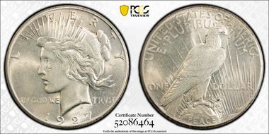 1927 $1 MS62