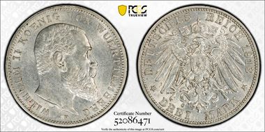 1913-F 3 Mk J-175 AU58