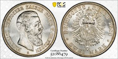 1888-A 2 Mk J-98 Friedrich MS62