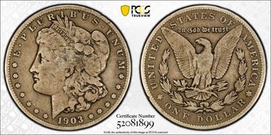 1903-S $1 VG8