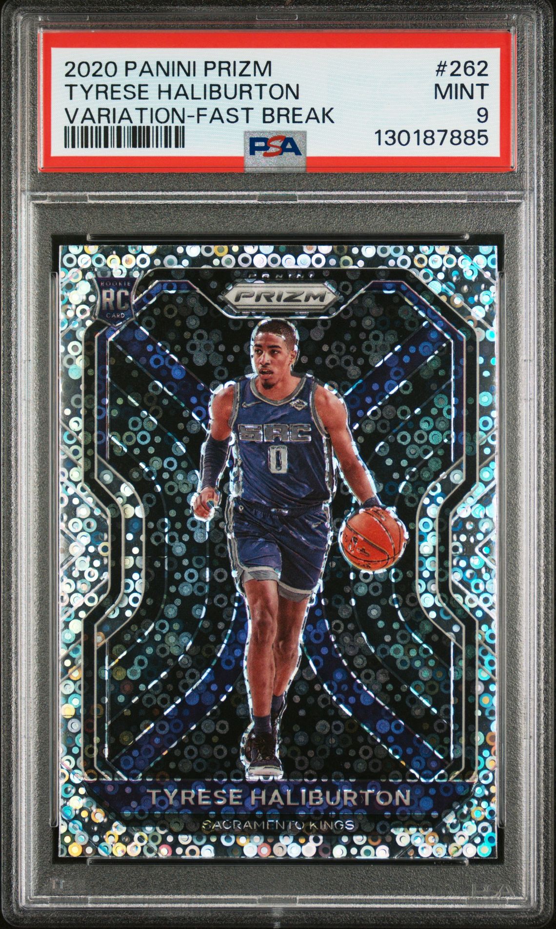 2020 Panini PANINI PRIZM FAST BREAK PRIZM-BRONZE #262 Tyrese Haliburton front