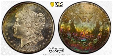 1881-S $1 MS68PL