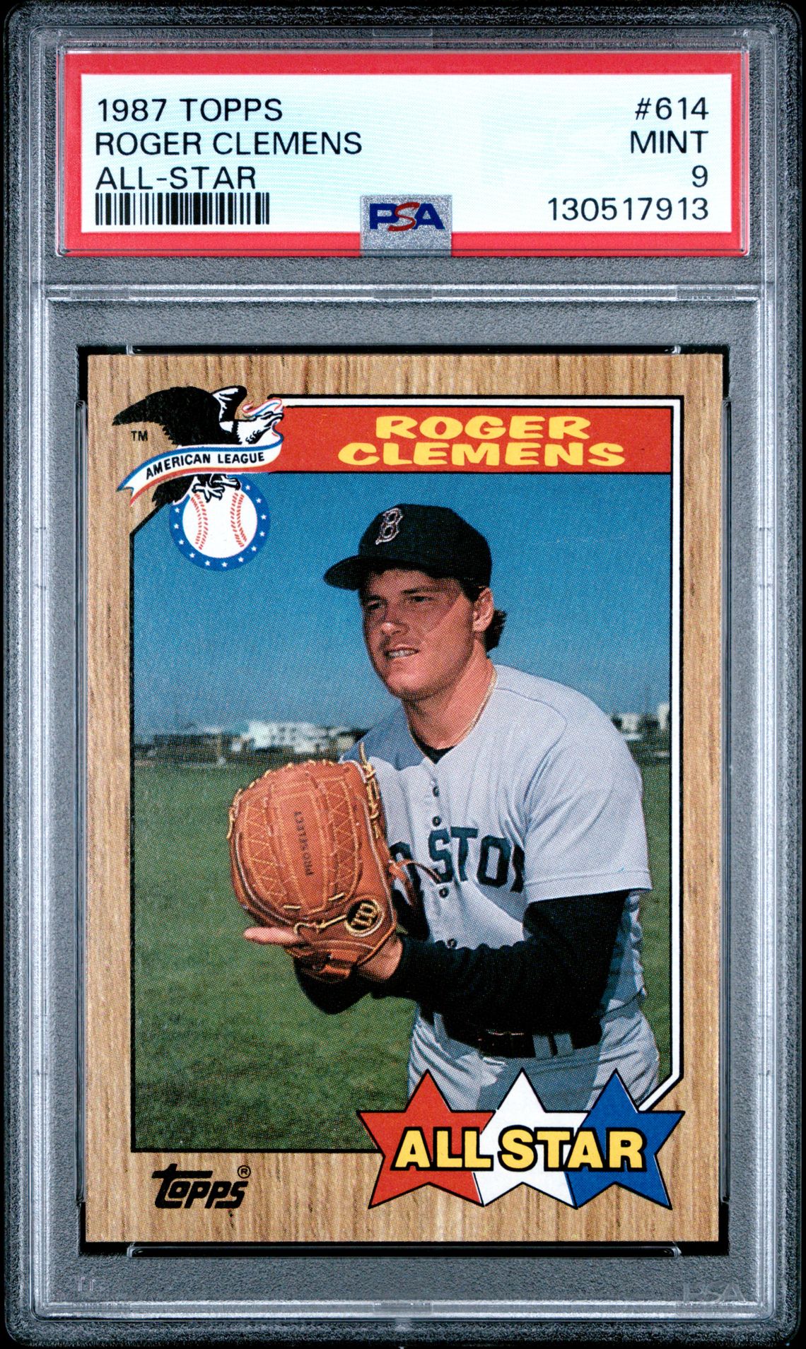 1987 Topps TOPPS ALL-STAR #614 Roger Clemens front