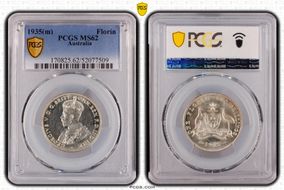 1935(m) Florin MS62