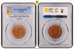 1939 1/2D KM-35 MS63RB