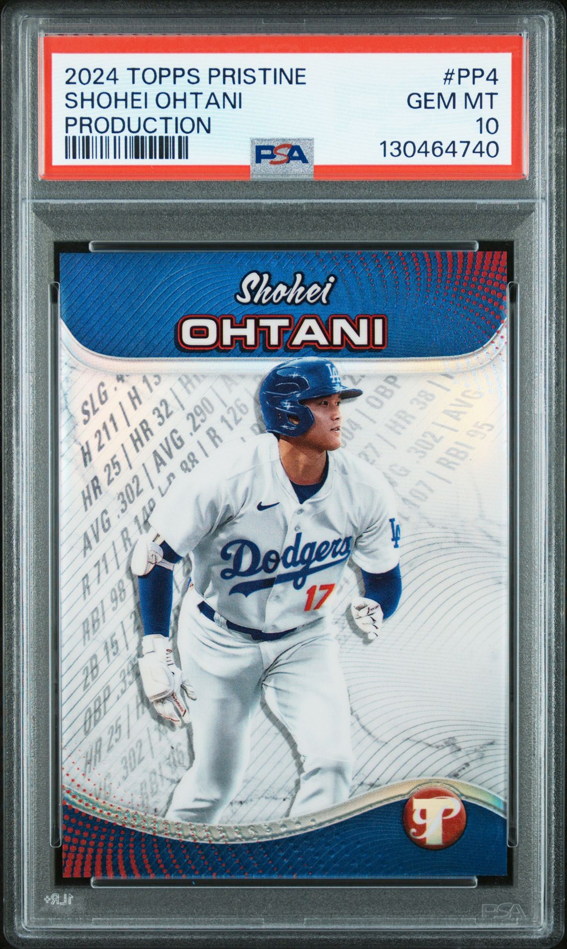 2024 Topps TOPPS PRISTINE PRISTINE PRODUCTION Refractor #PP4 Shohei Ohtani front
