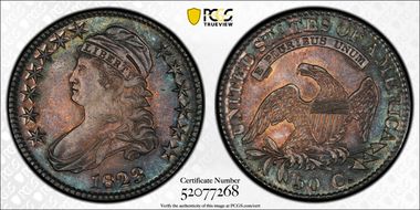 1823 50C O-111a MS64