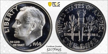 1960 10C DDO FS-105 PR68