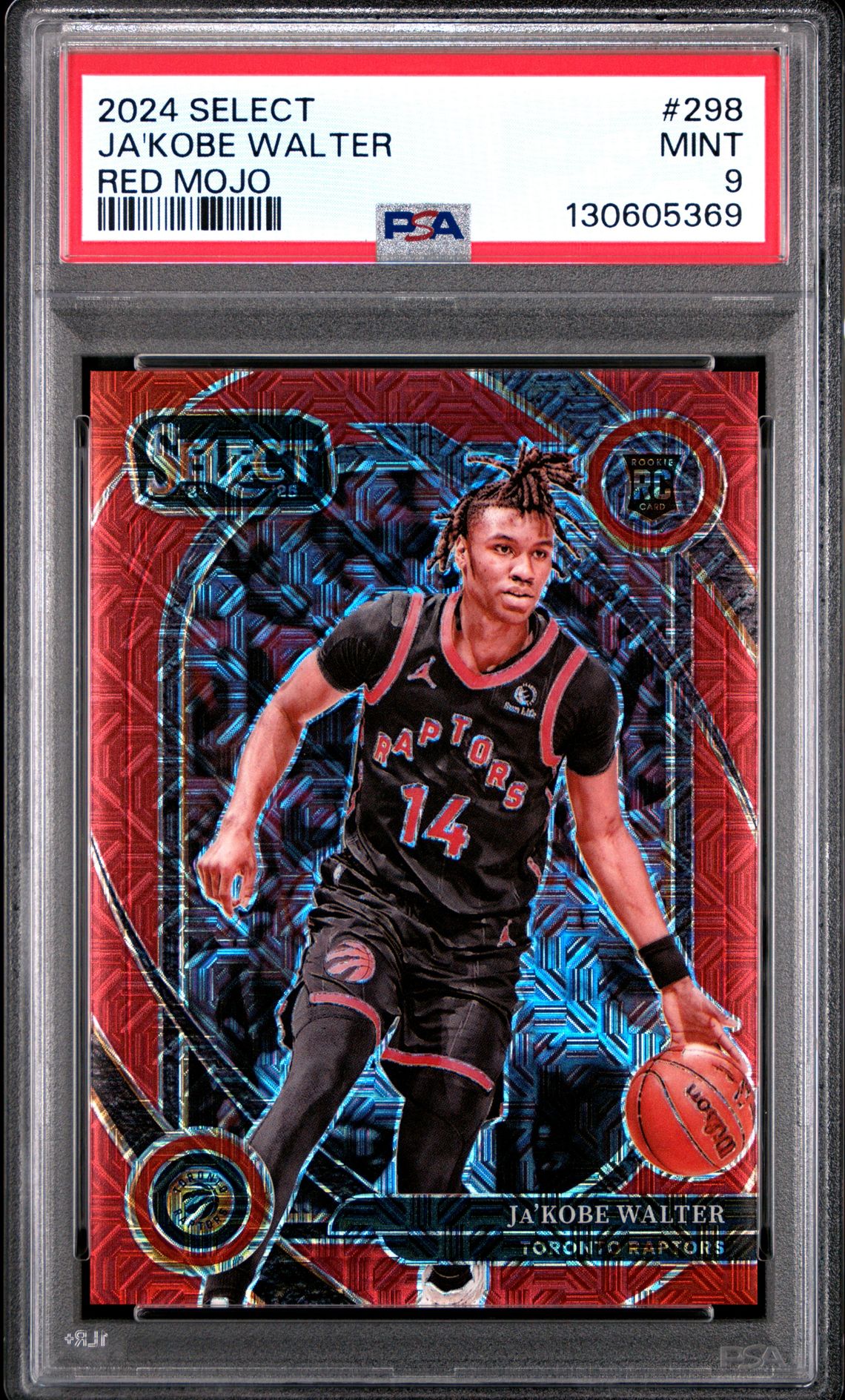 2024 Panini PANINI SELECT RED MOJO #298 Ja'Kobe Walter front