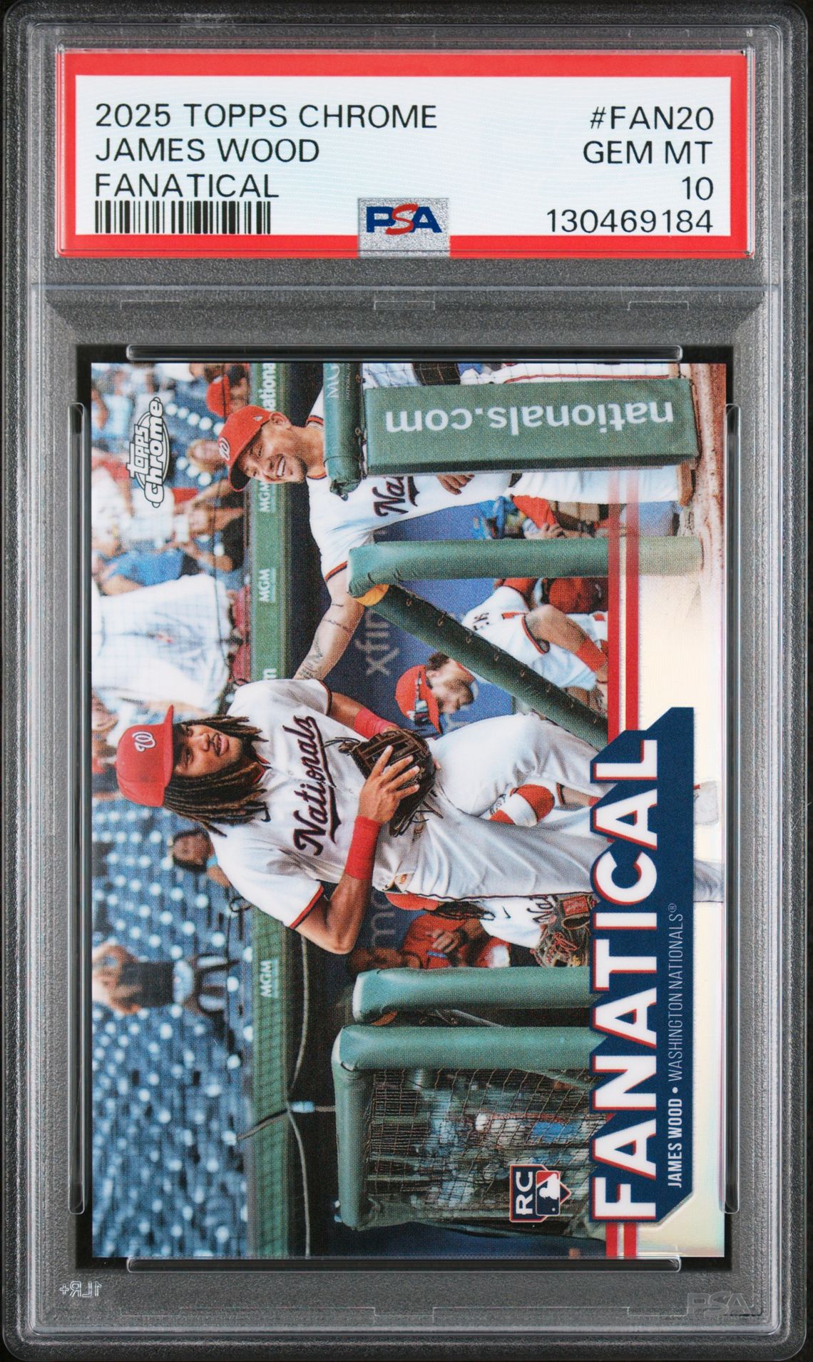 2025 Topps TOPPS CHROME FANATICAL #FAN20 James Wood front