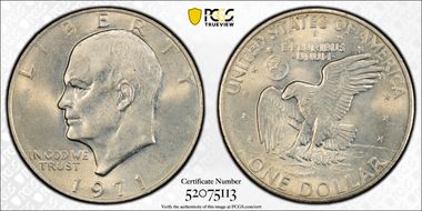 1971 $1 MS66
