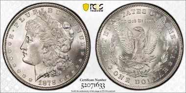 1878 7/8TF $1 Strong, VAM 37, 7/4 MS65