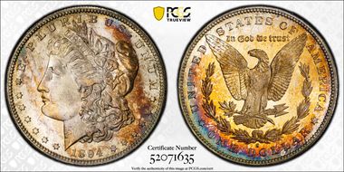 1894-S $1 MS65