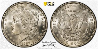 1889 $1 MS66+