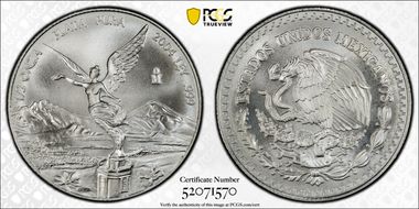 2004-Mo 1/2 oz Libertad Ag MS67