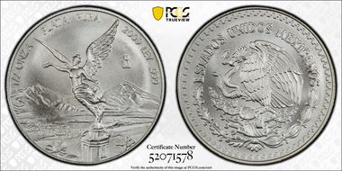 2009-Mo 1/2 oz Libertad Ag MS69