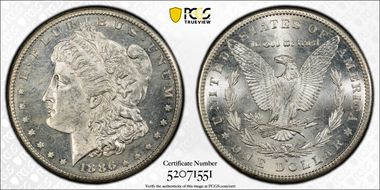 1886-S $1 MS63