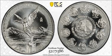 2005-Mo 2 Onza Libertad Ag MS67